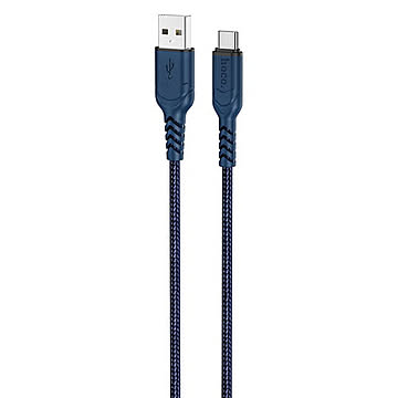 JTT hoco X59 ANTI-BENDING Type-Cケーブル ブルー X59-ANTBTC-BL