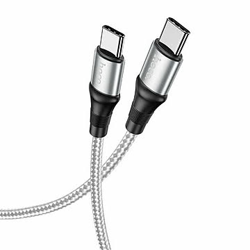 日本トラストテクノロジー hoco X50 100W PD対応ナイロンケーブル 2m X50-100TC20-GY