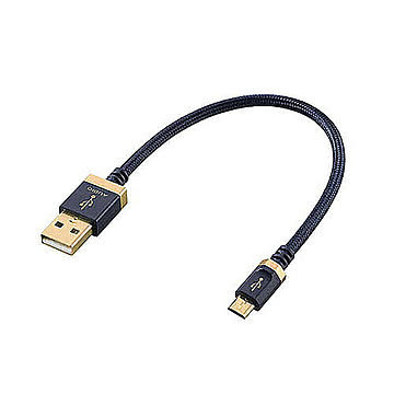 【5個セット】音楽伝送/A-microBケーブル/USB2.0/0.15m DH-AMB015X5 管理No. 4589453001131