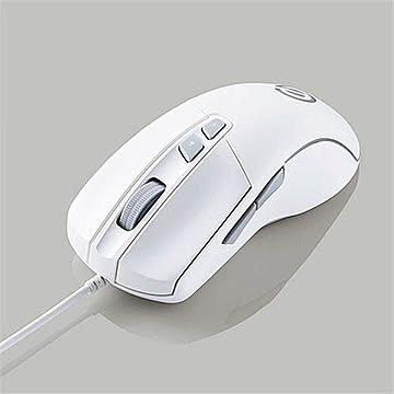 エレコム M-G01URWH 5ボタン搭載ゲーミングマウス MG01URWH