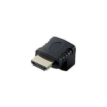 エレコム HDMI L字型アダプタ 下向き AD-HDAAB02BK 管理No. 4953103465817