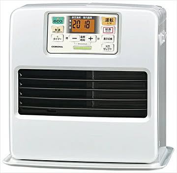 石油ファンヒーター コロナ CORONA 木造10畳 コンクリート13畳 タンク7.2L エコモード 低消費電力 よごれま栓 クリーン消火 ニオイカットメカ FH-ST3622BY W