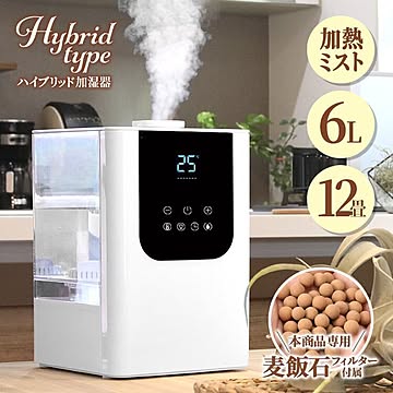 TIT-77 ハイブリッド式加湿器 ホワイト
