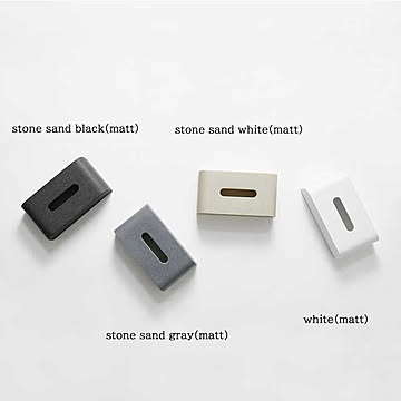 ideaco Tissue Case SP ソフトパック専用ティッシュケース stonesandblack