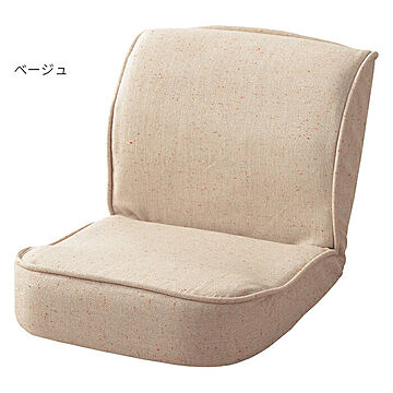 東谷 完成品 座椅子 のびのび腹筋リクライナー RKC-174 幅43x奥行78x高さ42cm ベージュ