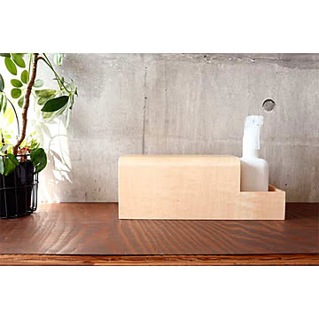 【ヤマト工芸/yamato japan】マスクエチケット収納BOX　R(卓上タイプ）