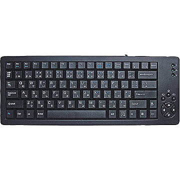 アオテック スリムミニ日本語キーボード AOK-88UPBK 管理No. 4547853001038