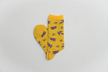 decka -quality socks- x BRU NA BOINNE | Pile Socks / Swallow | ソックス【デカ 靴下 シンプル かわいい】