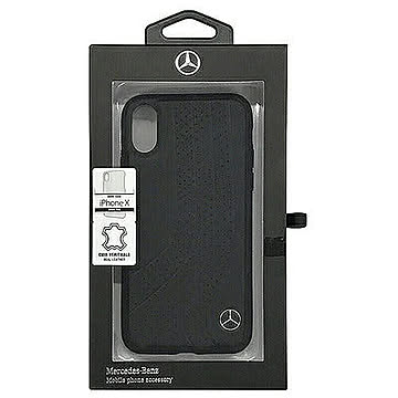 Mercedes 公式ライセンス品 iPhoneX専用 Genuine leather Hard Case  管理No. 4526397964245