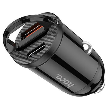 日本トラストテクノロジー hoco NZ2 コンパクトシガーチャージャー PD 30W ブラック NZ2-CARPD30W-BK