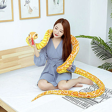 ぬいぐるみ 玩具 蛇 おもちゃ ヘビ 置物 スネーク snake 3.3m 爬虫類 クッション かわいい おもしろ かわいいぬいぐるみ ドッキリ