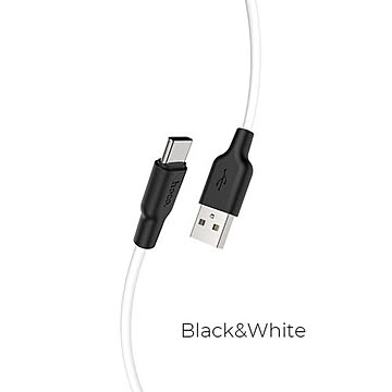 日本トラストテクノロジー HOCO X21Plus シリコン充電ケーブル Type-C 2.0m ホワイト X21P-TC20-WH
