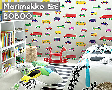 マリメッコ ブブー 壁紙 幅70cm ホワイト marimekko BO BOO Marimekko5