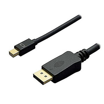 ミヨシ 4K対応miniDisplayPort-HDMIケーブル 2m ブラック DPC-4KHD20/BK 管理No. 4951241136439