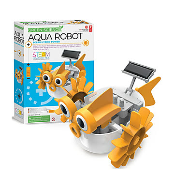 太陽光で動くおさかなロボット おひさまアクアロボット/エコサイエンス 4M