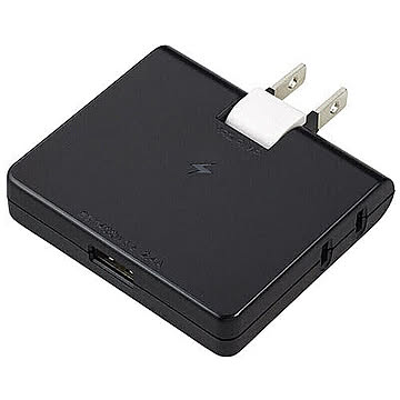 5個セット YAZAWA 雷ガード付コーナータップ2AC+1USB2.4Aブラック H6CK3001UBKX5 管理No. 4589453401016
