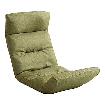 ホームテイスト Moln-モルン- Up type リクライニング座椅子 14段階調節ギア グリーン