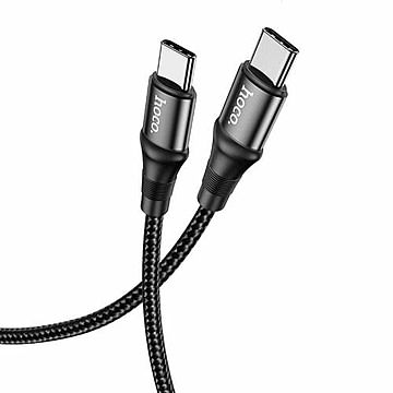 日本トラストテクノロジー hoco X50 100W PD対応ナイロンケーブル 2m X50-100TC20-BK