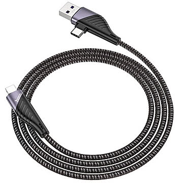 日本トラストテクノロジー hoco U95 PDケーブル USB-A / Type-C to iOS U95-PDUT-IC