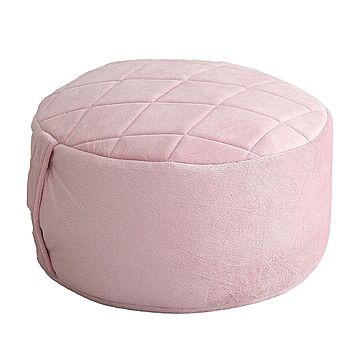 ホームテイスト Chammy 丸型ビーズクッション Mサイズ ピンク