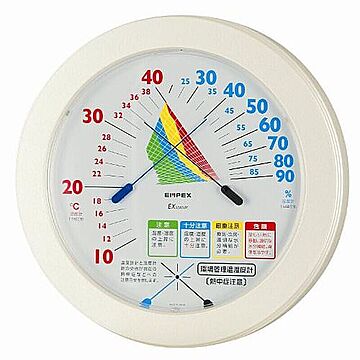 EMPEX 温度計 環境管理 温・湿度計「熱中症注意」 掛用 TM-2482 管理No. 4961386248201
