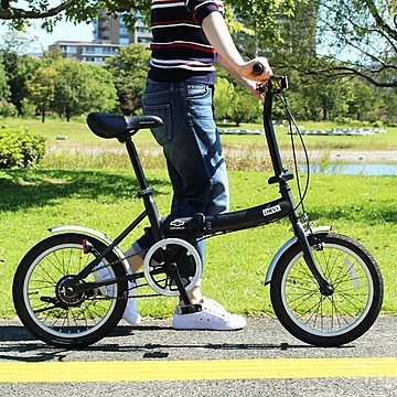 ※再出品禁止　16インチ折りたたみ自転車【255】/MG-CV16G
