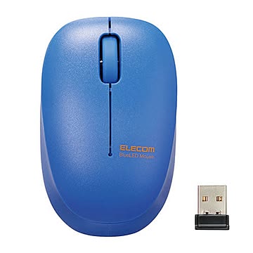 エレコム ワイヤレスマウス 無線 2.4GHz 抗菌 静音 BlueLED 子供用 小学生 Sサイズ ブルー オンライン学習 M-BL20DBSKBU