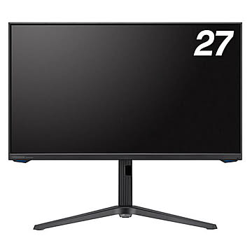 液晶モニター ディスプレイ 27型ゲーミングディスプレイ グリーンハウス GH-GLCC27WA-BK