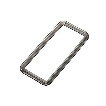 エレコム スマホ汎用ケース シリコンバンパー L-XLサイズ 透明シリコン クリアブラック P-SBT03BK 管理No. 4549550159029