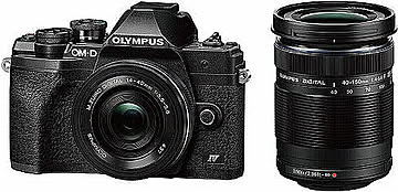 OLYMPUS ミラーレス一眼カメラ OM-D E-M10 MarkIV EZダブルズームキット ブラック 管理No. 2702030001146-352