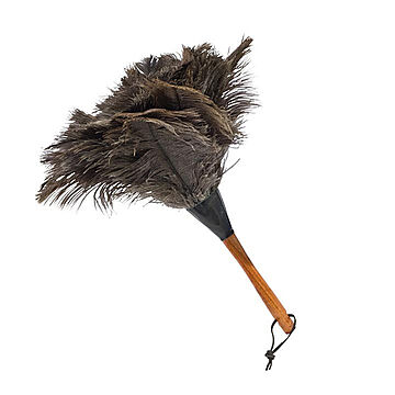 オーストリッチ羽はたき（ダチョウ羽） - スモールサイズ- Ostrich Feather Duster -