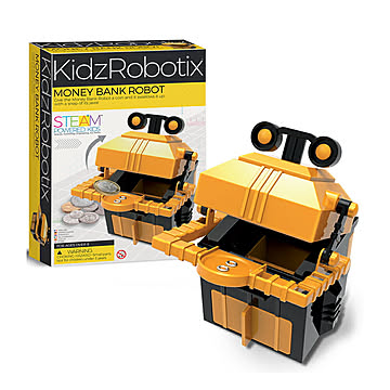 ロボット大好き！貯金箱ロボット/ロボット工学 4M