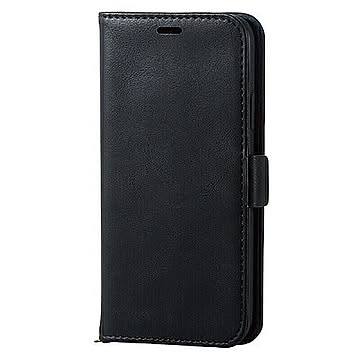 エレコム iPhone XS/ソフトレザーカバー/磁石付/ブラック PM-A18BPLFYBK 管理No. 4953103368453