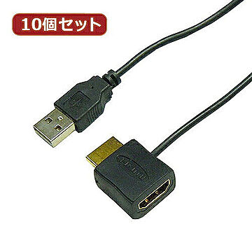 10個セット HDMI-USB電源アダプタ HDMI-138USBX10 管理No. 4589452957514