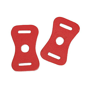 エツミ カラード・リングカバー レッド 6個セット(2個入り×3セット) V-84957 管理No. 4975981849572