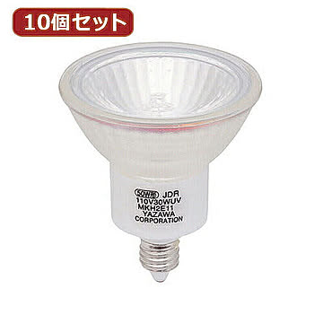 YAZAWA 10個セット エコクールハロゲンシャイン JDR110V30WUVMKH2E112PX10 管理No. 4560352863846