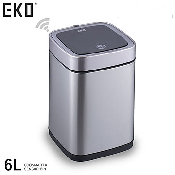 【EKO JAPAN】エコスマートX　充電式センサービン 6L　ゴミ箱