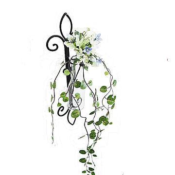 壁掛け花瓶 一輪挿し 造花セット ワイヤープランツ 2012IFH002
