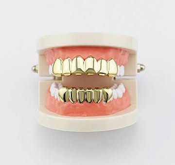 グリルズ 上下セット GRILLZ 亜羅亜羅系 メンズ レディース 男女兼用 金歯 銀歯 イベント 仮装 変装 プレゼント 差し歯