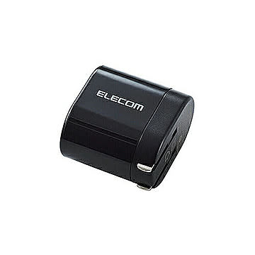 エレコム スマートフォン・タブレット用AC充電器 MPA-ACC18BK 管理No. 4549550156820