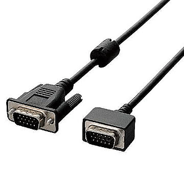 5個セット エレコム コンパクトコネクタD-Sub15ピンケーブル CAC-C10BKX5 管理No. 4589453401993