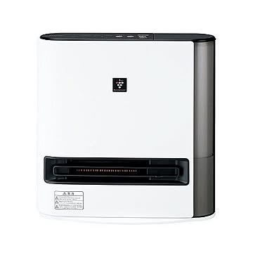 SHARP セラミックヒーター HX-RK12 W 1200W 上下ルーバー 加湿タンク3.1L プラズマクラスター