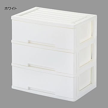 ニューライフ ワイド収納ケース 3段【252】/NLW-3