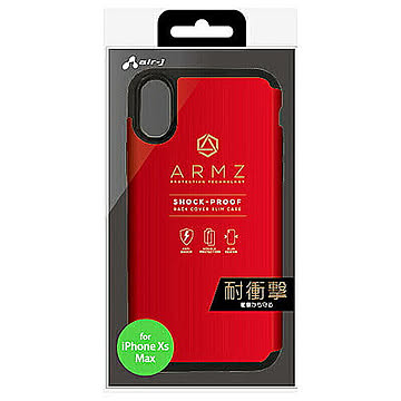 エアージェイ iPhoneXsMax用 GAケース RD AC-P18L-GARD 管理No. 4526397970970