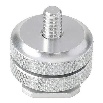 エツミ 1/4"シューアダプター ダブル シルバー VE-6944 管理No. 4975981846953