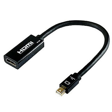 Mini Displayport→HDMI変換アダプタ 10cm MDPHDF01-178BK 管理No. 4533115061780