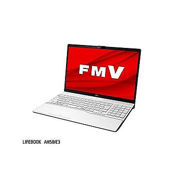 ＬＩＦＥＢＯＯＫ プレミアムホワイト 富士通 ＡＨ５０／Ｅ３ ノートパソコン FMVA50E3W 富士通 FMV LIFEBOOK AH50/E3 Windows ノート