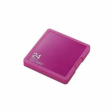 エレコム　SD/microSDカードケース(プラスチックタイプ)　CMC-SDCPP24PN 管理No. 4953103594487
