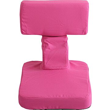 ホームテイスト Recon-レコン- ゲーム座椅子 6段階リクライニング 布地 ピンク