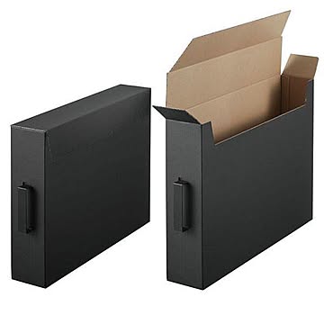 山崎実業 tower 作品収納ボックス 2個組み ブラック